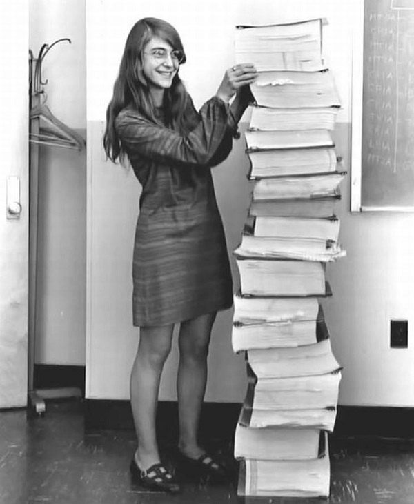 Margaret H., ingeniero de software de la NASA (1969).