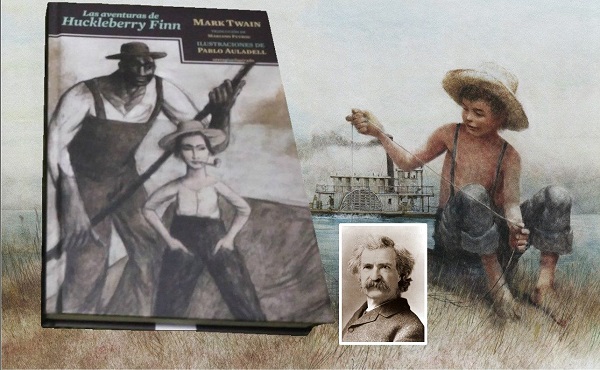 Las aventuras de Huckleberry Finn, de Mark Twain, por Ricardo Pat.