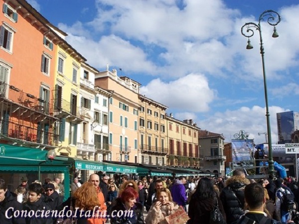 Plaza Brà de Verona.