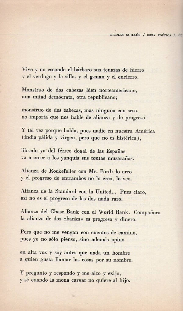 Nicolás Guillén, Obra Poética 1958 – 1972 (XIII) - Diario del Sureste